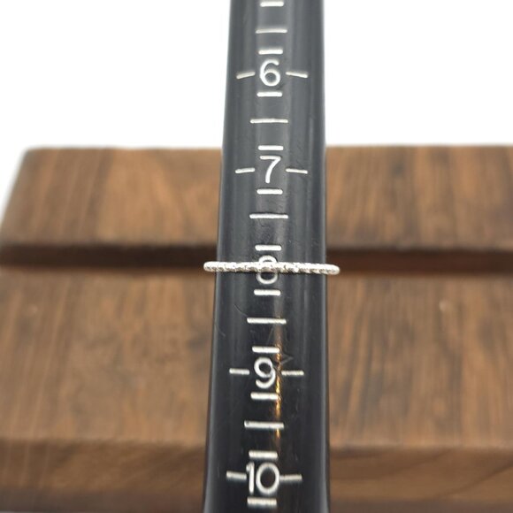 Size 8 Sterling Silver Round Tiger's Eye Stone Ring A1166 - Picture 5 of 7